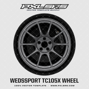WedsSports TC 105X Wheel 'Premium' Vector Wheel