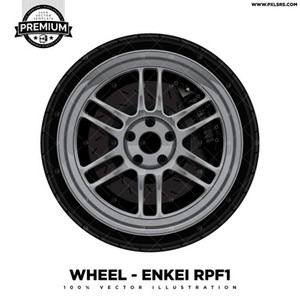 Enkei RPF1 'Premium' Vector Wheel