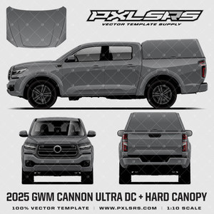 2025-2026 GWM Cannon Ultra / Great Wall P-Series Double Cab + Hard Canopy '100% &hellip;
