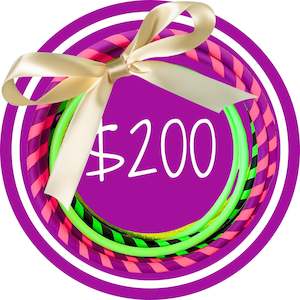 Beginner Hula Hoops: Pixie Hoops Gift Card $200
