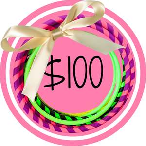 Beginner Hula Hoops: Pixie Hoops Gift Card $100