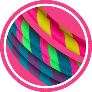 Beginner Hula Hoops: 3-Colour Beginner Hula Hoop