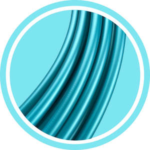 Teal Appeal Polypro Hula Hoop