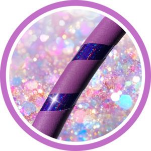Fitness Weighted Hoops: Purple Sparkles Fitness Hoop [LIMITED EDITION]
