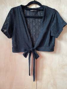 Pre Loved Clothing Festival Wear: Lil Black Wrap-around ♥︎