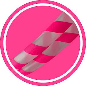 Pre Made Sale Hoops: 31" Pink Half-Taped Hula Hoop [SALE]