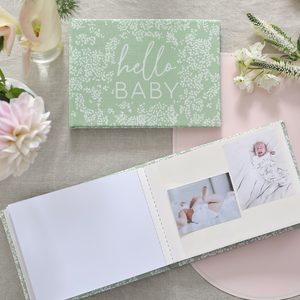 Products: Floral Baby Shower photo album - Pixie Party Boutique