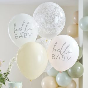 Floral Baby Shower balloons - Pixie Party Boutique