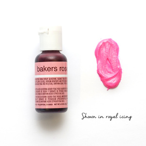 Chefmaster Liqua Gel Food Coloring - Bakers Rose - Pixie Party Boutique