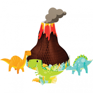 Dino Party 3D Volcano Centrepiece Set - Pixie Party Boutique