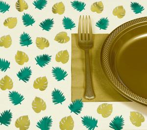 Products: Key West Foil Palm Leaf Scatters - Pixie Party Boutique