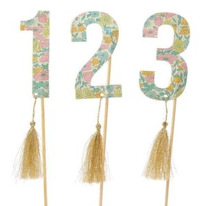 Liberty table flags - Poppy & Daisy - Pixie Party Boutique
