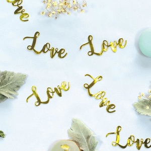 Love table scatters - gold - Pixie Party Boutique