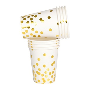 Products: Gold confetti cups - Pixie Party Boutique