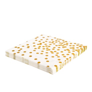 Gold confetti napkins - Pixie Party Boutique