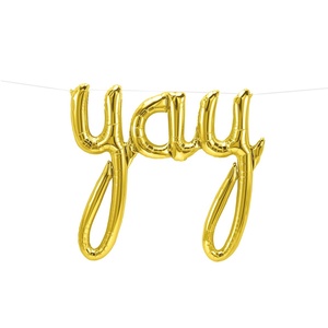 Products: Gold YAY Balloon Banner - Pixie Party Boutique