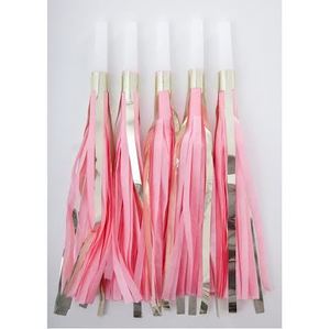 Products: Party tassel horns - pink and gold - Pixie Party Boutique