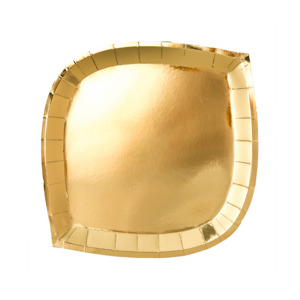 Products: Posh Gold To Go Charger Plates - Pixie Party Boutique