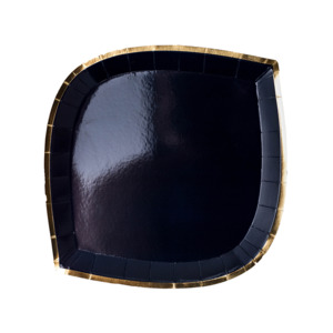 Posh Noir Charger Plates - Pixie Party Boutique