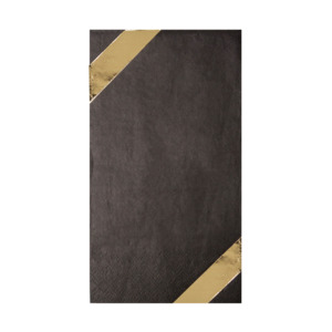 Products: Posh Noir Guest Napkins - Pixie Party Boutique