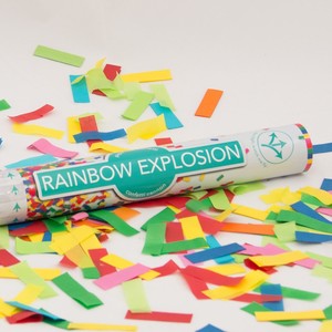 Rainbow Explosion Confetti Cannon - Pixie Party Boutique