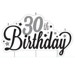 30th Birthday Candle - Pixie Party Boutique