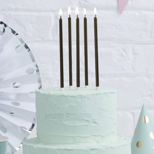 Black candles 12pk - Pixie Party Boutique