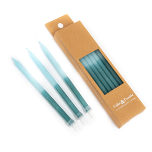 Products: Colour Block Candles 12pk - Blue - Pixie Party Boutique