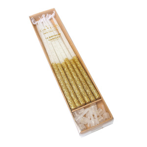 Gold glitter dipped candles - Pixie Party Boutique