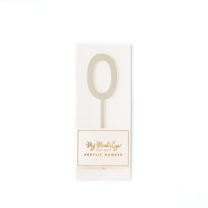 Products: 0 Silver number cake topper - Pixie Party Boutique