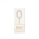 0 Silver number cake topper - Pixie Party Boutique