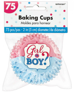 Products: Girl or Boy? Baking Cups - Pixie Party Boutique
