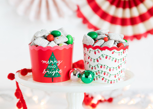 Christmas Lights Christmas Baking Cups - Pixie Party Boutique