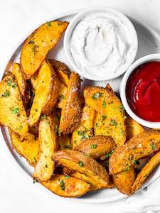 Products: Potato Wedges with Sour Cream