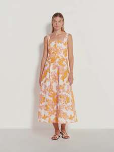 JULIETTE HOGAN: Emile Dress - Pink Grapefruit