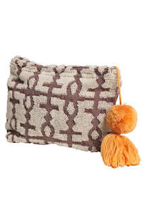 sage and clare: Amata Terry Clove Pouch - Large