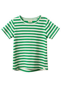 River Tee - Kelly Green Sea Stripe