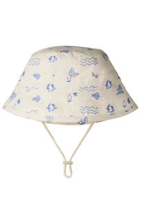 Nature Baby: Buckethat Sunhat - Atlantic Print