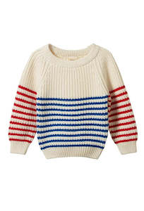 Billy Jumper - Mariner/Red Sailor Stripe