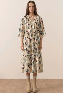 Gatsby Tiered Dress - Gatsby Print