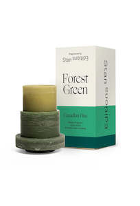 Living: Fragrance Candle Stack - Forest Green