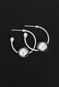 Accessories Women: Alba Hoops Medium - Silver