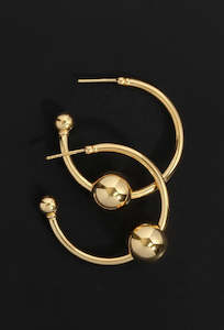 Alba Hoops Large - Gold