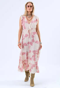 Lollys Laundry: Samo Midi Dress - Pink