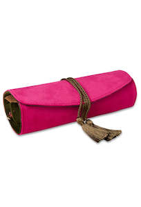 Home 1: Velvet Jewellery Roll - Prickly Pear