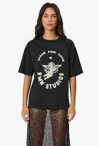 Lovestruck Tee - Washed Black