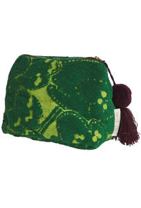 Home 1: Lucia Terry Pouch - Kelp