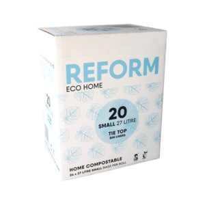 Small 27L Bin Liners - Case of 20 Rolls