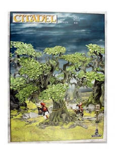 Toys: Model Kit - Citadel Wood Scenic Base & Trees (2007)