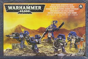 Toys: SALE Model Kit - Warhammer 40,000 - Space Marine Devastator Squad (2008)